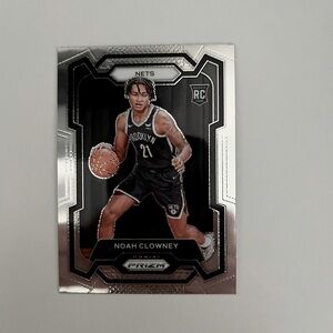 Noah Clowney 2023-24 Panini Prizm NBA Basketball Card Brooklyn Nets